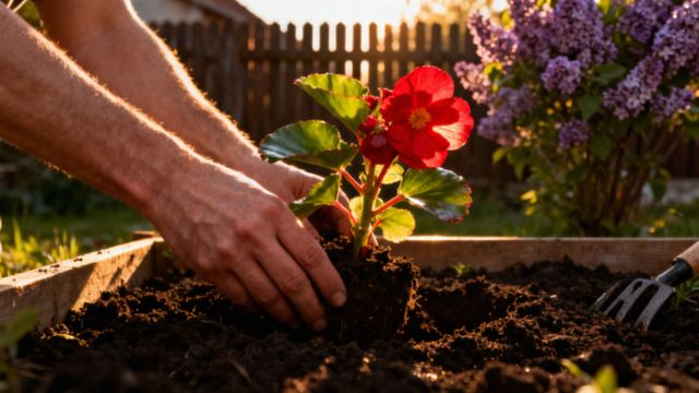Begonia — kiedy sadzimy, aby zakwitły pięknie?
