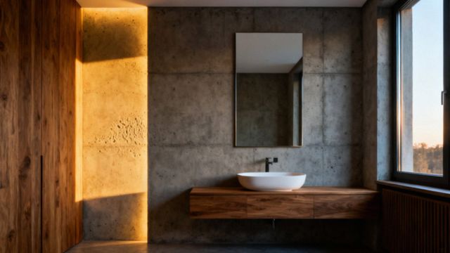 Beton dekoracyjny w łazience — jak go zastosować i pielęgnować?