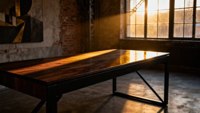 Biurko w stylu industrialnym — jak wybrać idealne do swojego biura?
