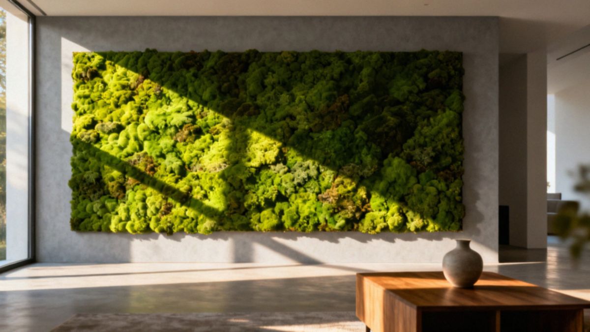 Chrobotek na ścianę — oryginalna dekoracja i korzyści dla wnętrza