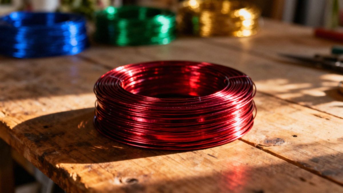 Drut florystyczny aluminiowy — co to jest i jakie ma zalety?