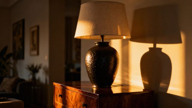 Duża lampa na komodę — jak wybrać idealny model do wnętrza?