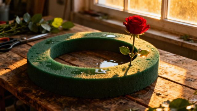 Gąbka florystyczna do wieńca — jak jej używać i jakie są alternatywy?