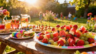 Garden party dla dzieci — jak zaplanować smaczne menu?