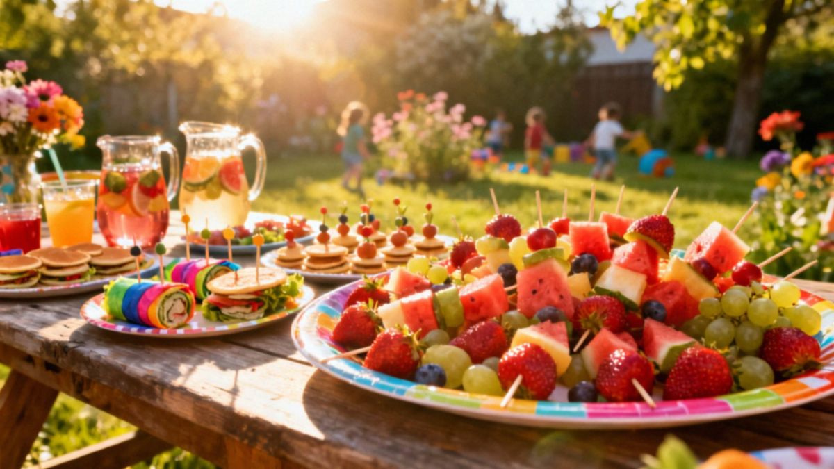Garden party dla dzieci — jak zaplanować smaczne menu?