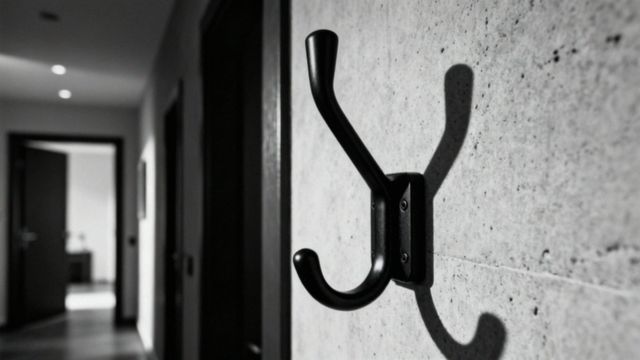 Czarny hak na ubrania - jak wybrać i zamontować?