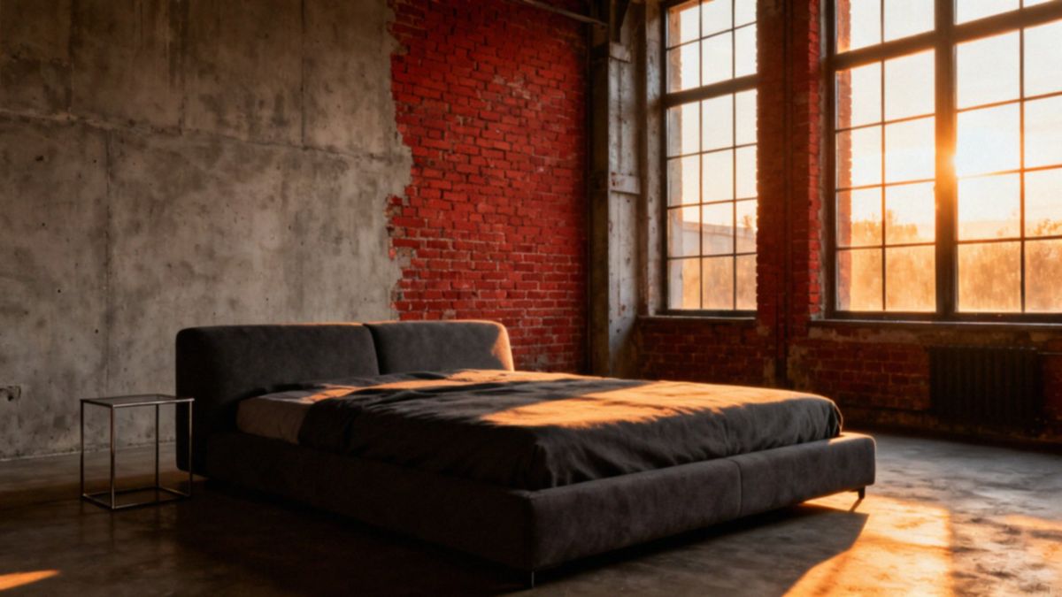 Industrialna sypialnia — jak stworzyć przytulny loft w swoim wnętrzu?