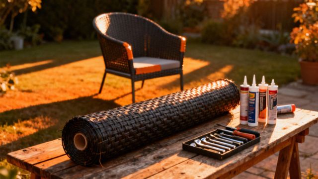 Jak naprawić sztuczny rattan? Skuteczne metody i porady