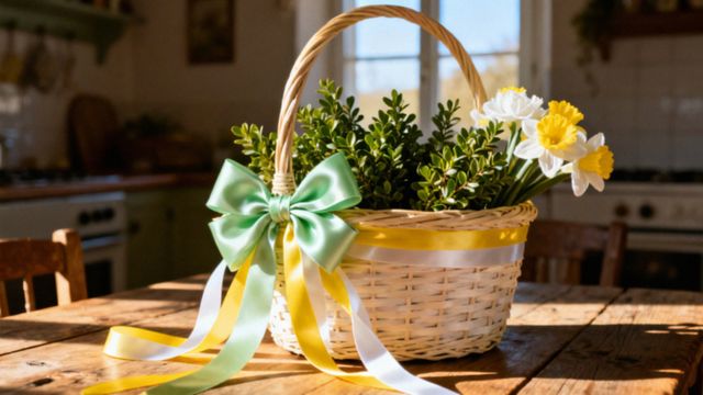 Jak ozdobić koszyczek wielkanocny wstążką? Porady i inspiracje