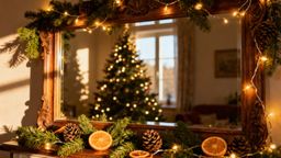 Jak udekorować lustro na święta? Ozdoby i pomysły na wyjątkowy wystrój
