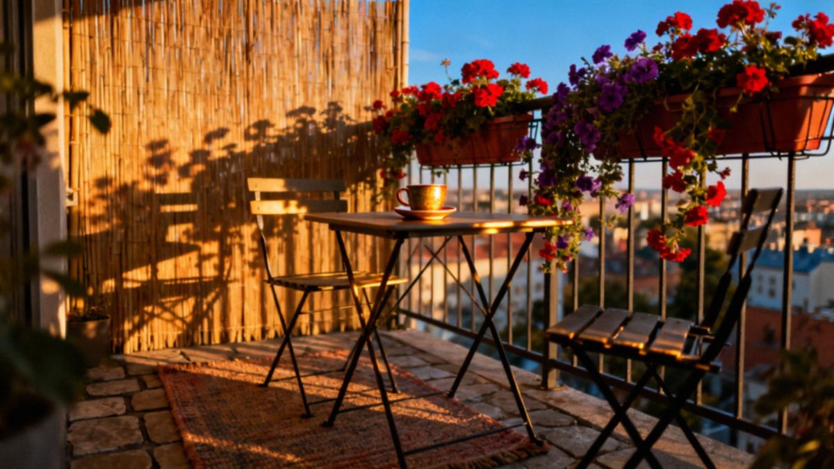 Jak urządzić mały balkon? Funkcjonalne pomysły i inspiracje