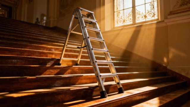 Jak ustawić drabinę na schodach? Bezpieczne metody i porady
