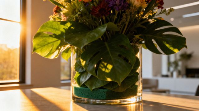 Jak zamaskować gąbkę florystyczną? Sposoby na estetyczne kompozycje