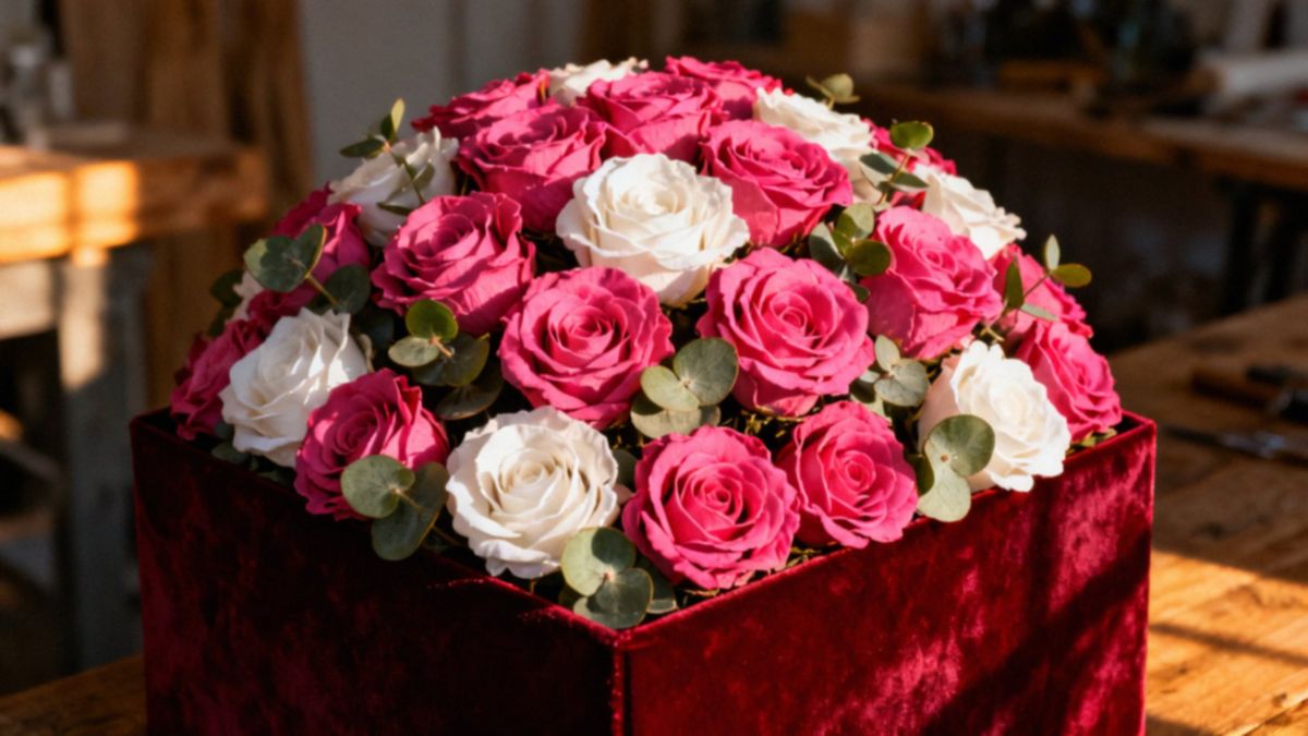 Jak zrobić flower box z wiecznych róż? Przewodnik krok po kroku