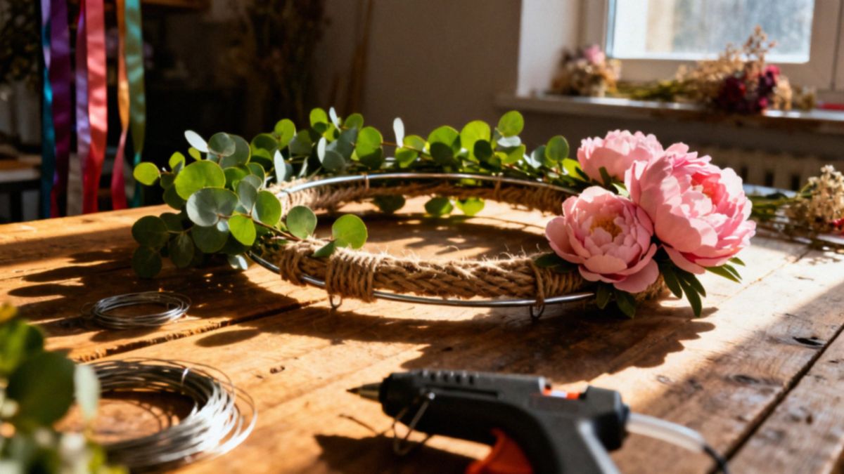Jak zrobić wianek na obręczy? Krok po kroku z poradami DIY