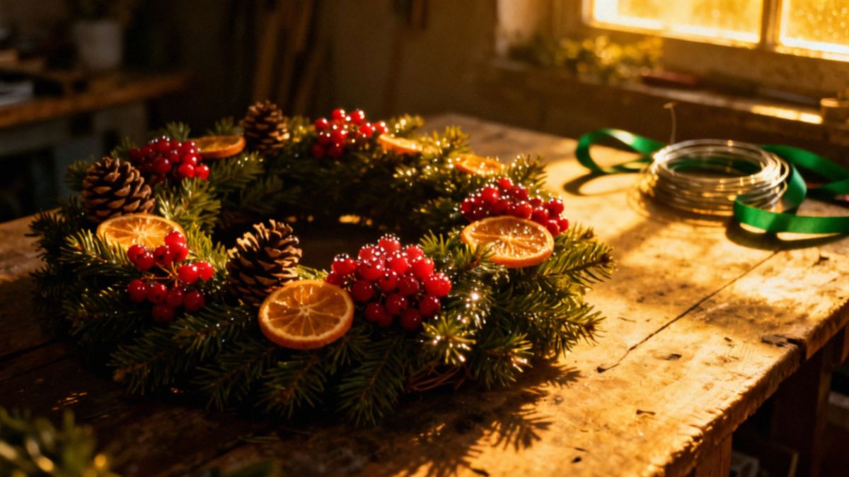 Jak zrobić wieniec z choiny? Przewodnik krok po kroku