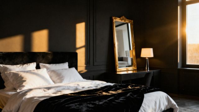 Jakie dodatki do czarno-białej sypialni? Kolory, tekstylia i dekoracje