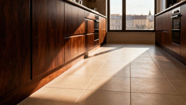 Jakie płytki do brązowych mebli? Idealne kolory i materiały