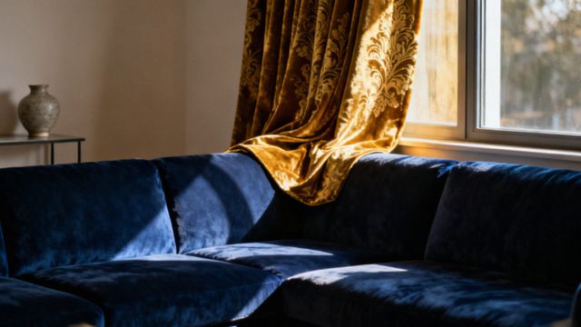 Jakie zasłony do granatowego narożnika? Poradnik wyboru kolorów i tkanin