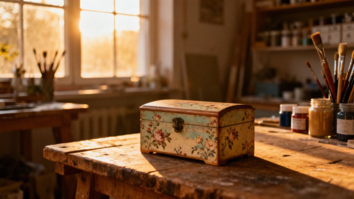 Kuferki drewniane do decoupage — jak je ozdabiać i personalizować?