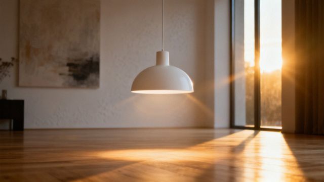 Biała lampa wisząca — elegancja i funkcjonalność w Twoim wnętrzu