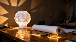 Lampa z papieru — jak zrobić efektowny abażur krok po kroku?
