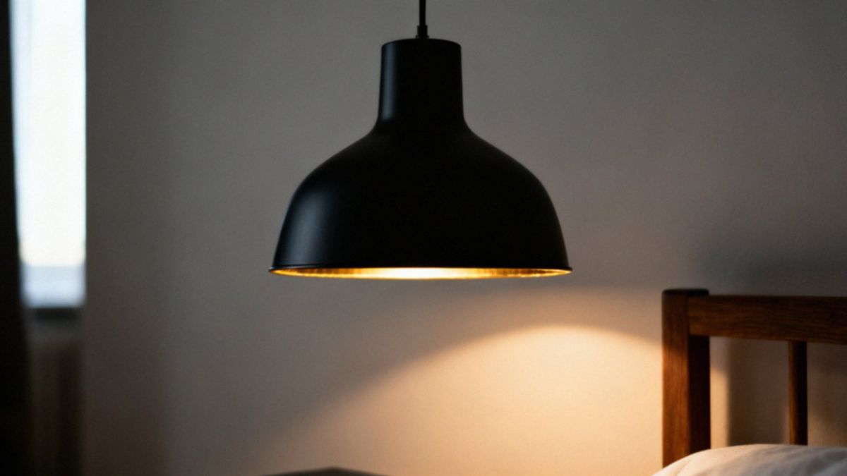 Lampy czarne do sypialni — jak wybrać idealne oświetlenie?