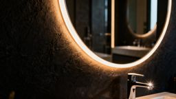 Lustro półokrągłe do łazienki — jak dobrać idealny model i podświetlenie?
