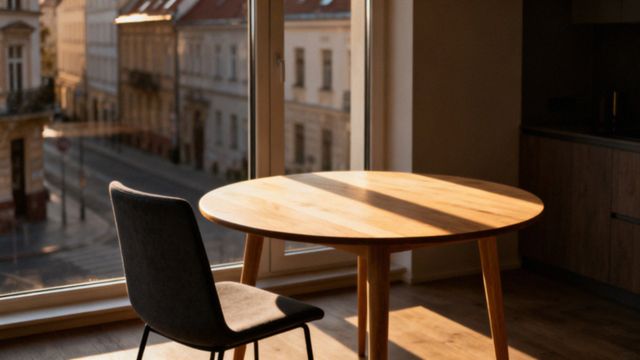 Małe stoły do jadalni — jak wybrać idealny stół do małego mieszkania?