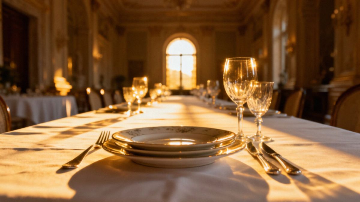 Nakrycie stołu: zasady, które zapewnią elegancję Twoim przyjęciom