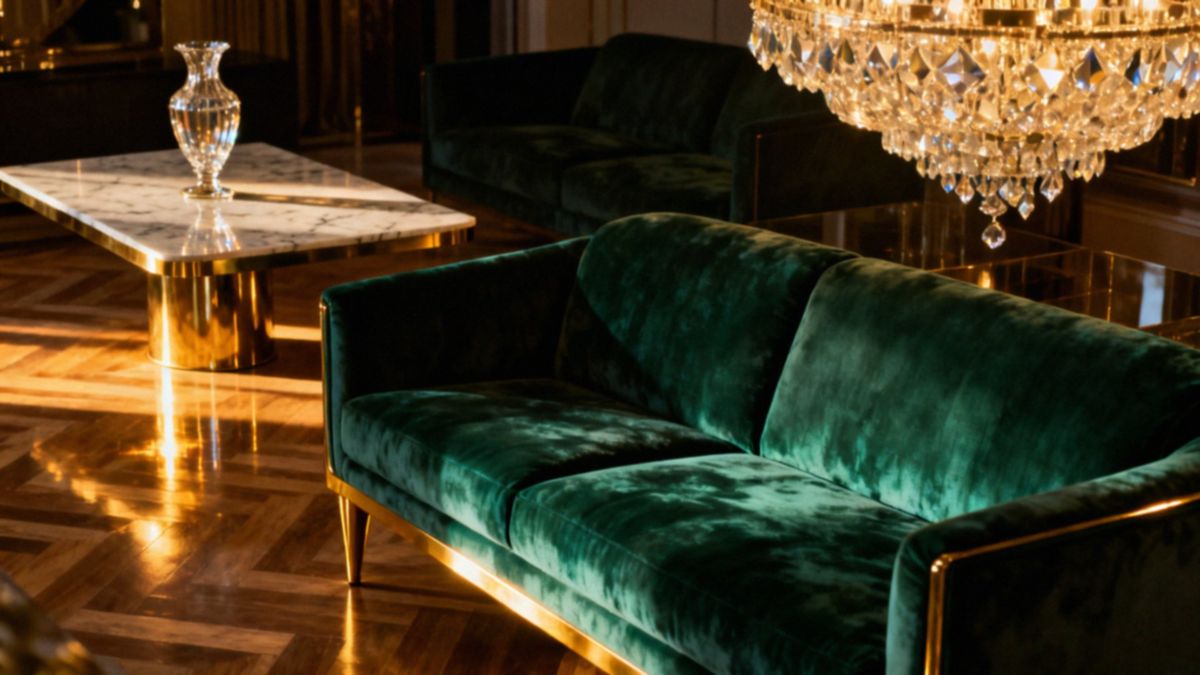 Nowoczesny salon glamour — jak zaprojektować elegancką przestrzeń?