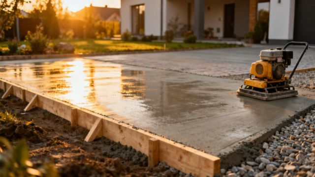 Podjazd betonowy — jak zrobić trwały i estetyczny? Poradnik krok po kroku