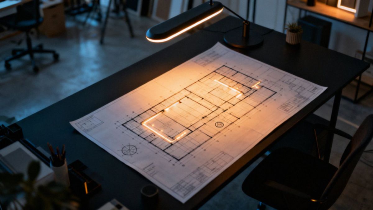 Projekt oświetlenia — kluczowe etapy i zasady skutecznego planowania
