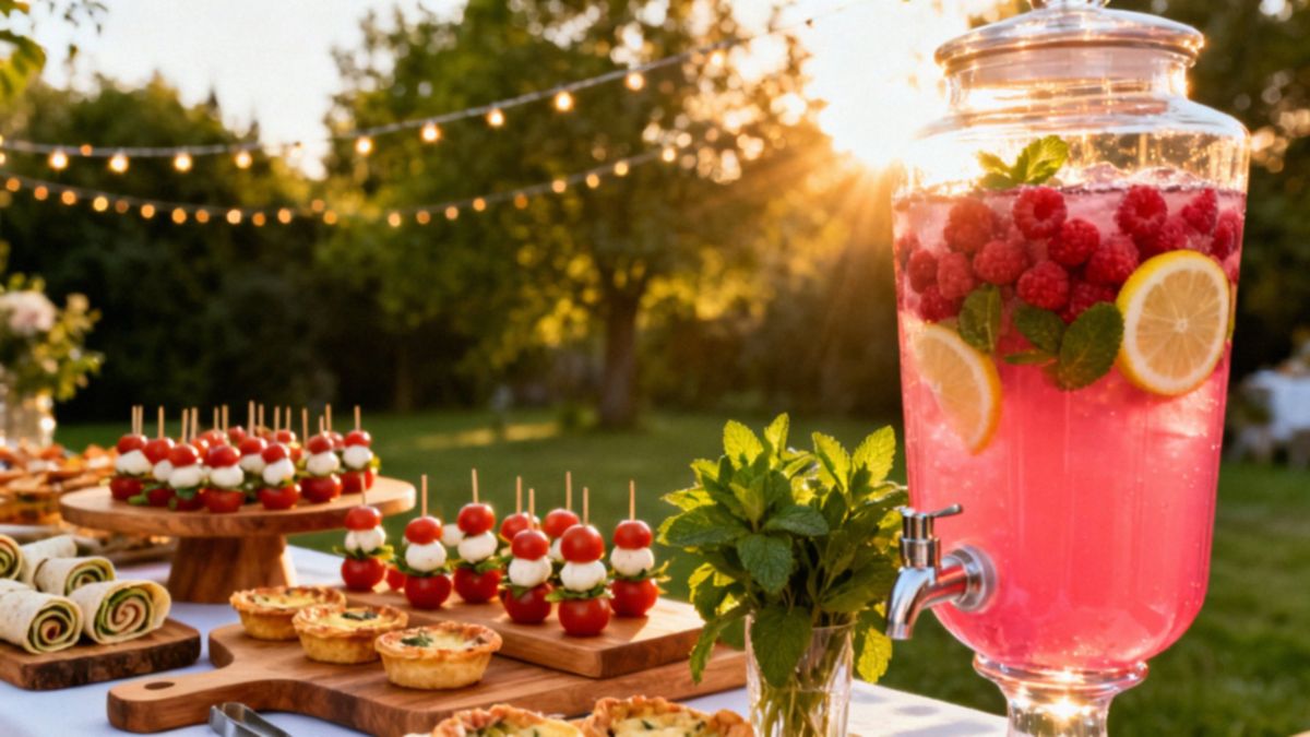 Przekąski na urodziny w ogrodzie — jak zaplanować idealne menu?