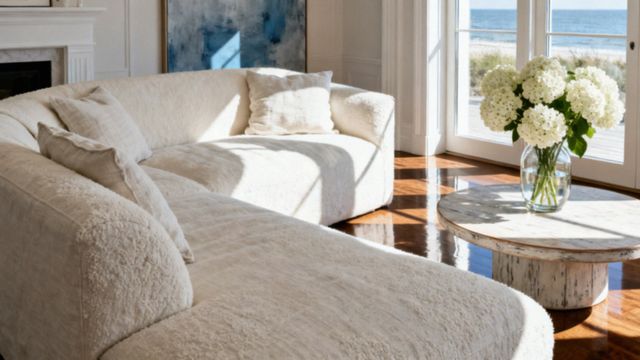 Salon w stylu Hamptons — kluczowe zasady aranżacji i inspiracje