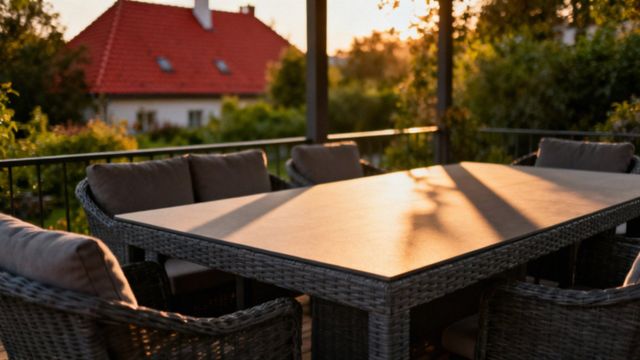 Stół z fotelami na taras — jak wybrać idealny zestaw do relaksu?