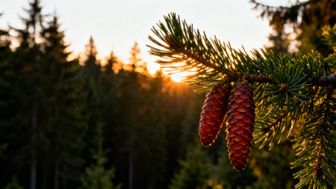 Świerk zdjęcia — jak wykorzystać ich piękno w dekoracjach?