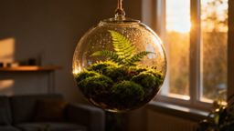 Szklane kule z roślinami — jak stworzyć mini ogród w eleganckim terrarium?