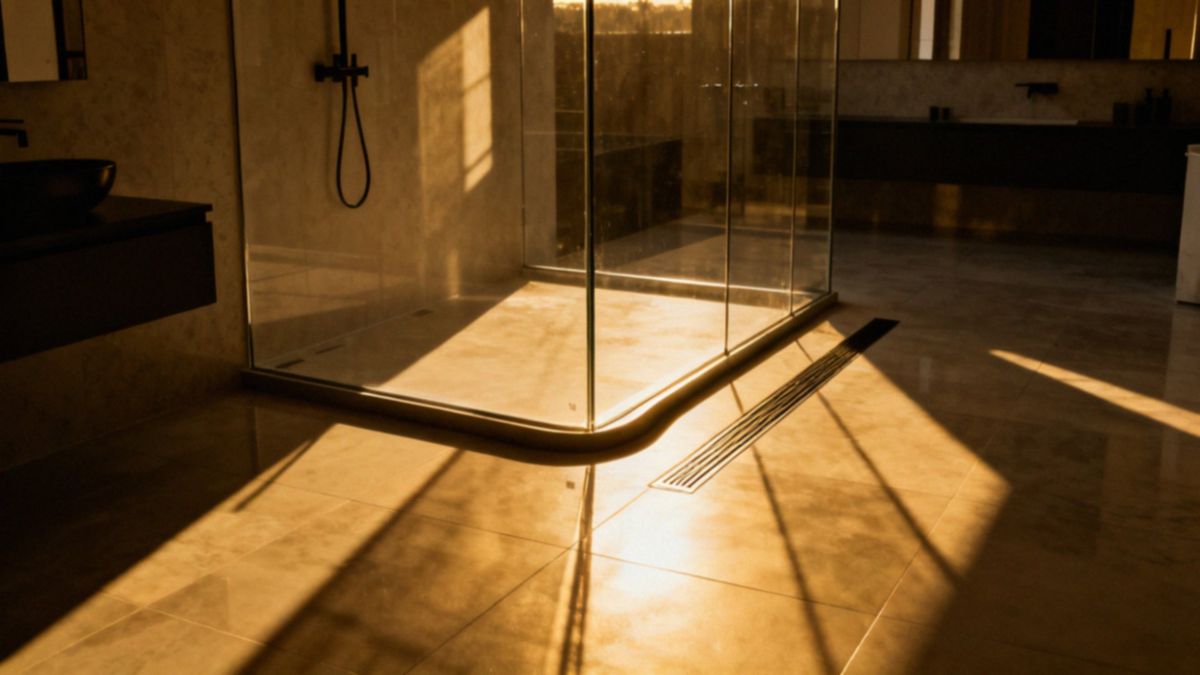Szyba prysznicowa walk-in 100 cm — funkcjonalność i elegancja w łazience