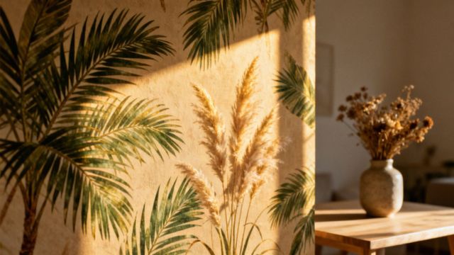 Tapety w stylu boho — jak wprowadzić przytulny klimat do wnętrza?