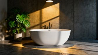 Wanna okrągła 100 cm — nowoczesny design i funkcjonalność w łazience