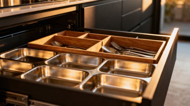 Wymiary szuflady — jak je dobrać do mebli kuchennych?