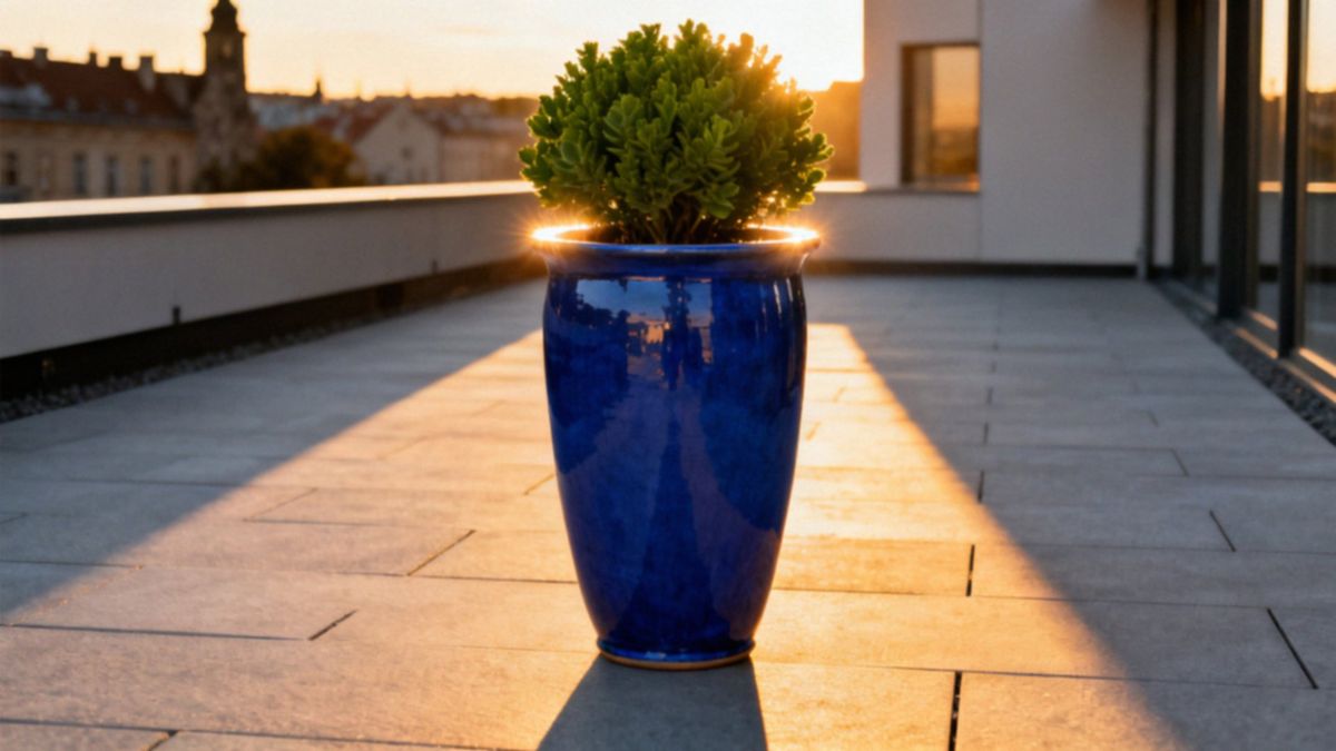 Wysokie donice ceramiczne — elegancja i funkcjonalność w ogrodzie