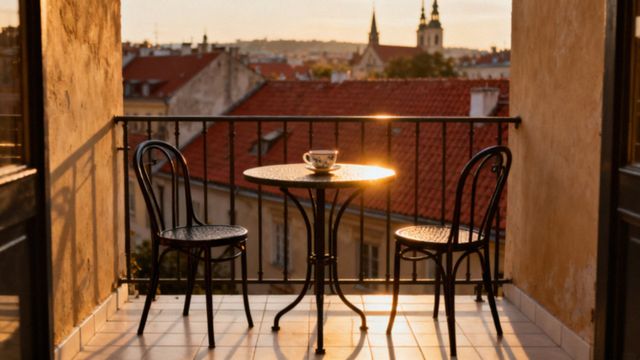 Mały zestaw balkonowy — jak wybrać idealne meble na balkon?